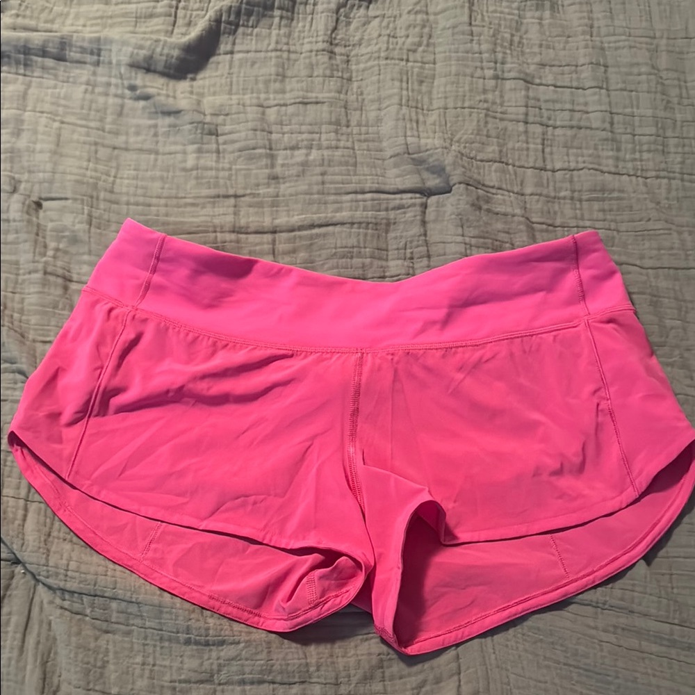 Lululemon Athletica Pink Athletic Shorts Lightweight Performance
